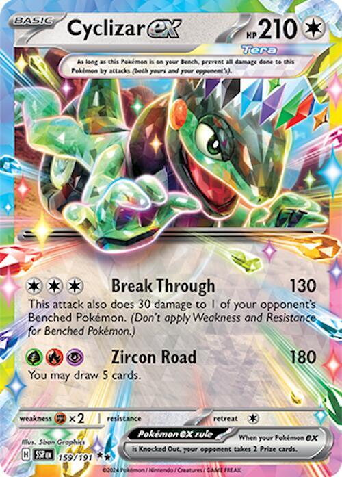 Cyclizar ex #159/191 - SV08: Surging Sparks - Near Mint