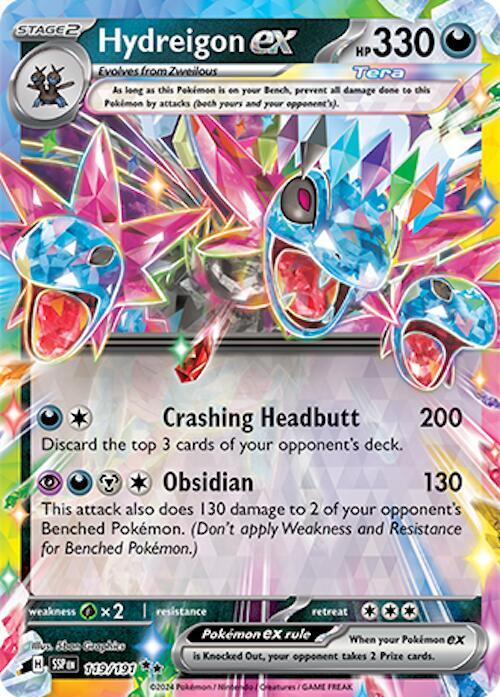 Hydreigon ex - 119/191 #119/191 - SV08: Surging Sparks