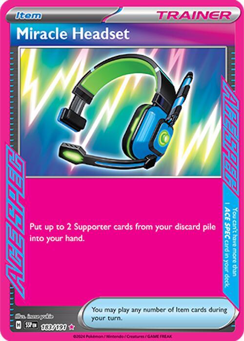 Miracle Headset #183/191 - SV08: Surging Sparks