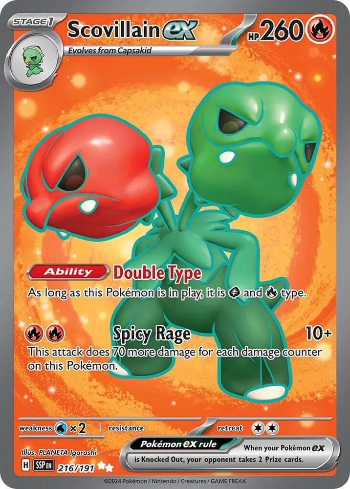 Scovillain ex - 216/191 #216/191 - SV08: Surging Sparks
