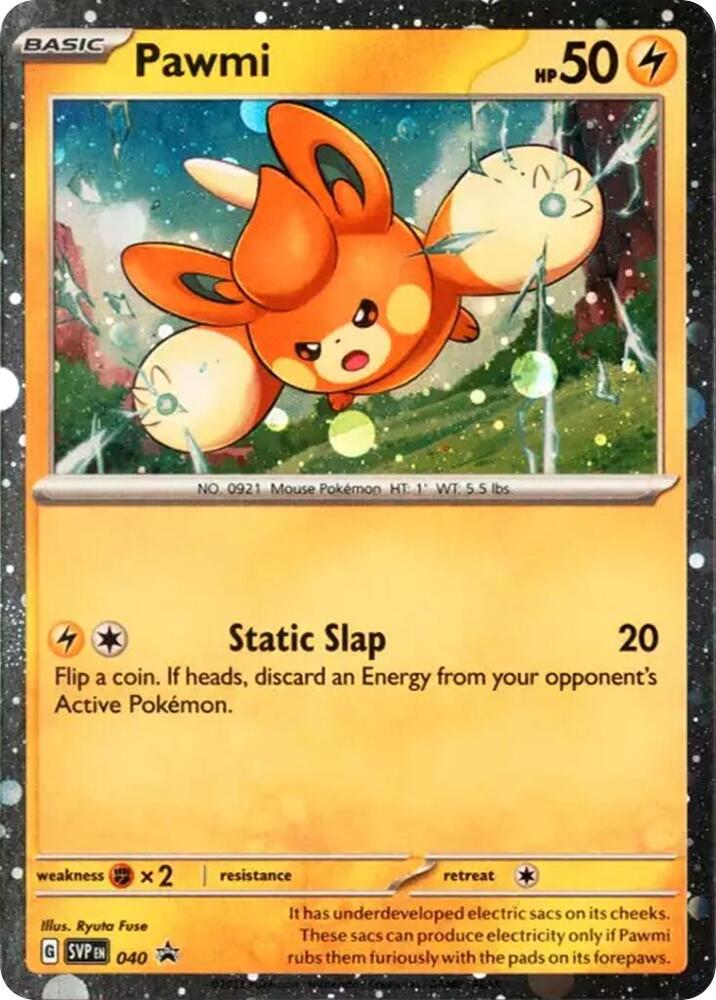 Pawmi - 040 (Cosmos Holo) #040 - SV: Scarlet & Violet Promo Cards
