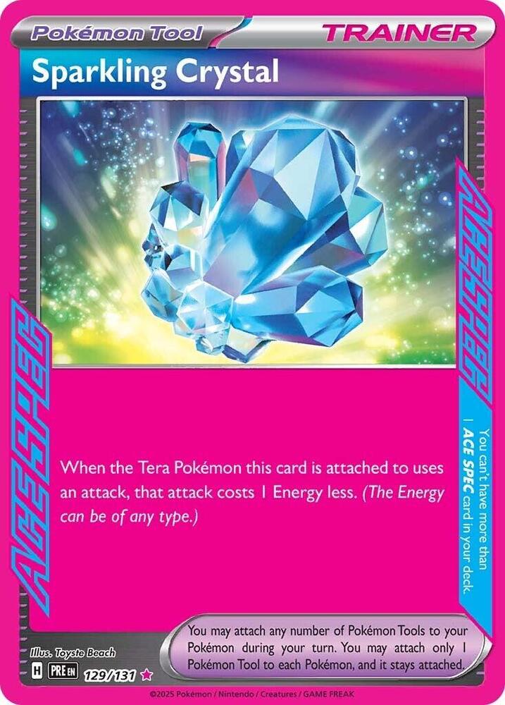 Sparkling Crystal #129/131 - SV: Prismatic Evolutions - Near Mint