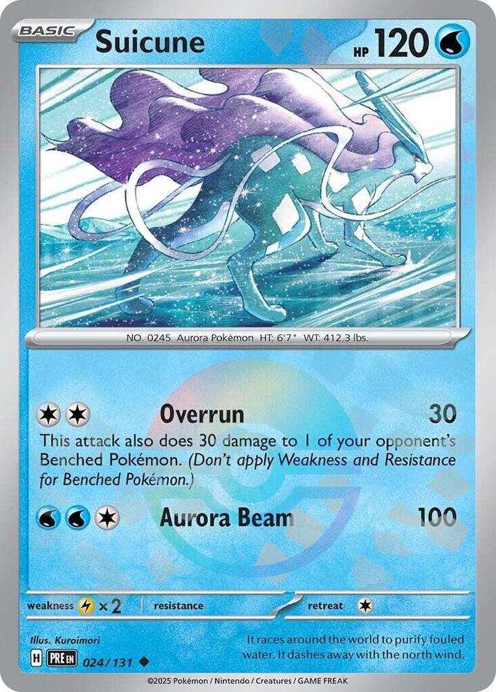 Suicune (Poke Ball Pattern) #024/131 - SV: Prismatic Evolutions