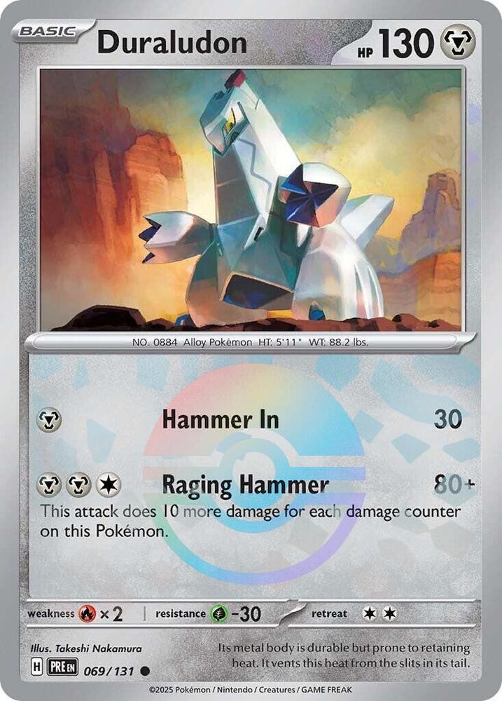 Duraludon (Poke Ball Pattern) #069/131 - SV: Prismatic Evolutions - Near Mint
