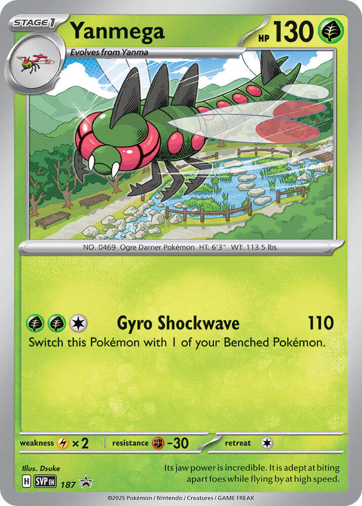 Yanmega - 187 #187 - SV: Scarlet & Violet Promo Cards