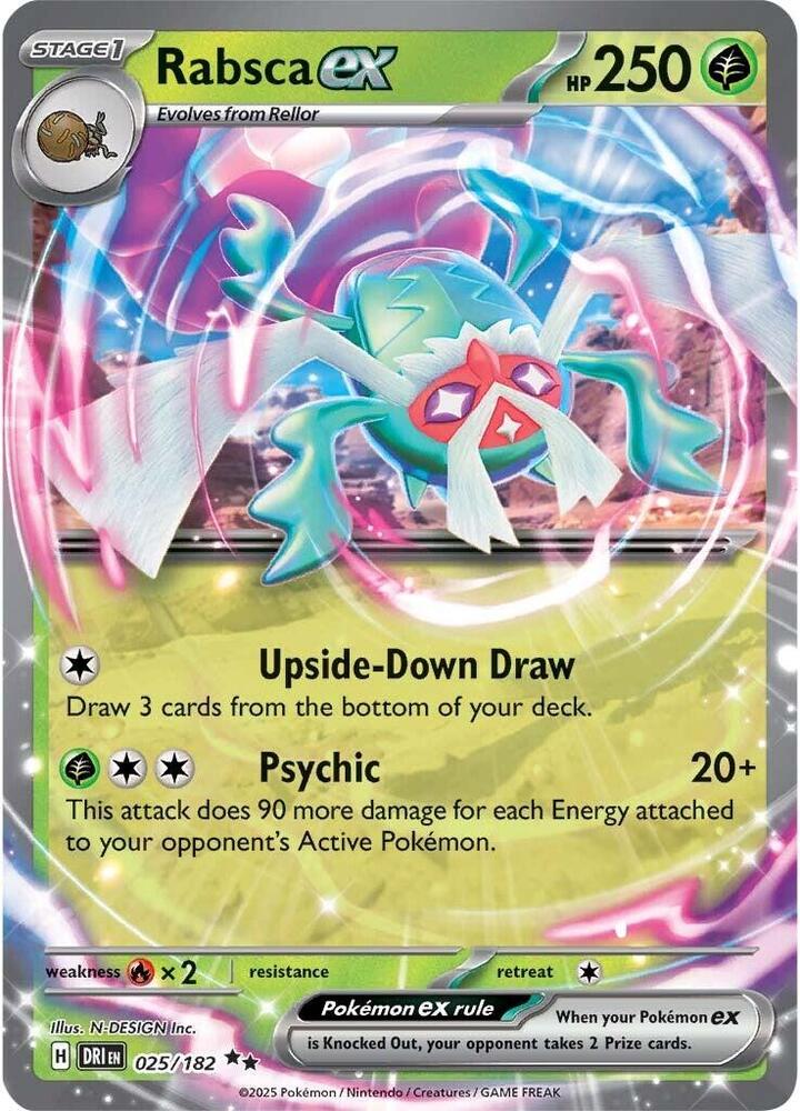 Rabsca ex #025/182 - SV10: Destined Rivals - Near Mint