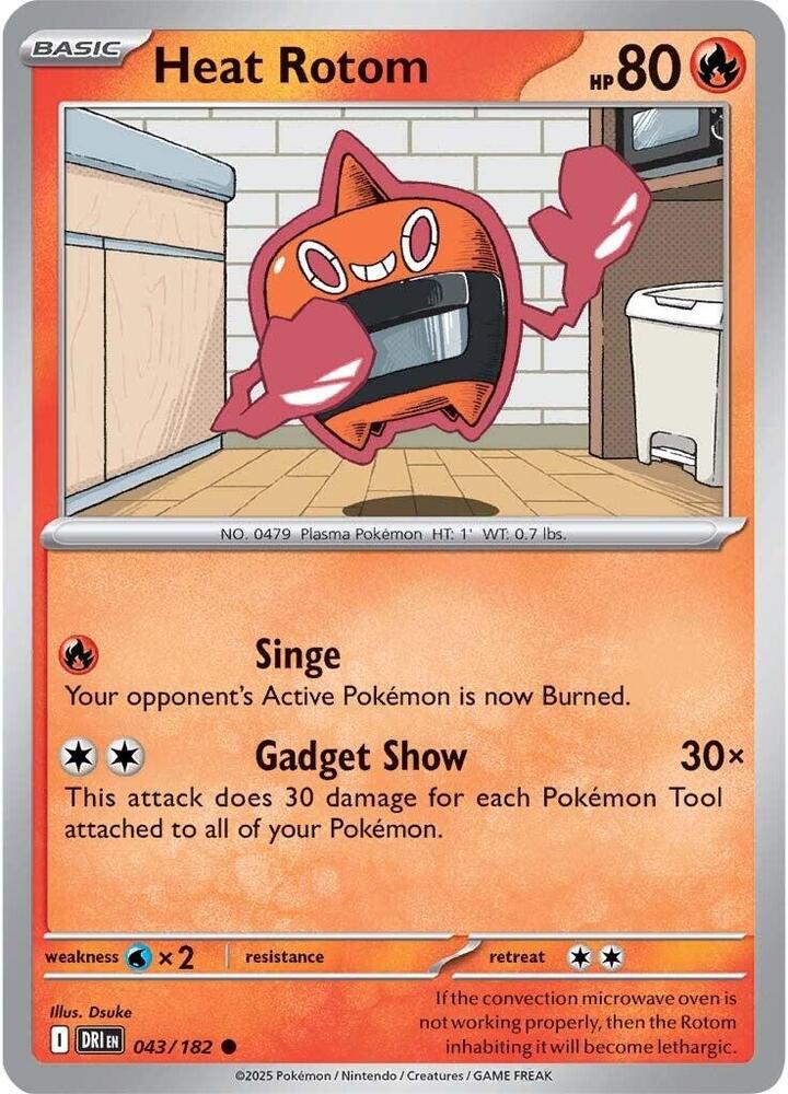 Heat Rotom #043/182 - SV10: Destined Rivals