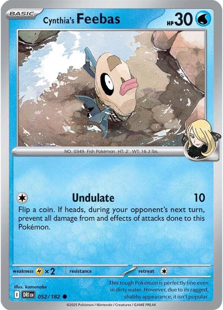 Cynthia's Feebas #052/182 - SV10: Destined Rivals