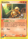 Growlithe · EX Sandstorm · #65