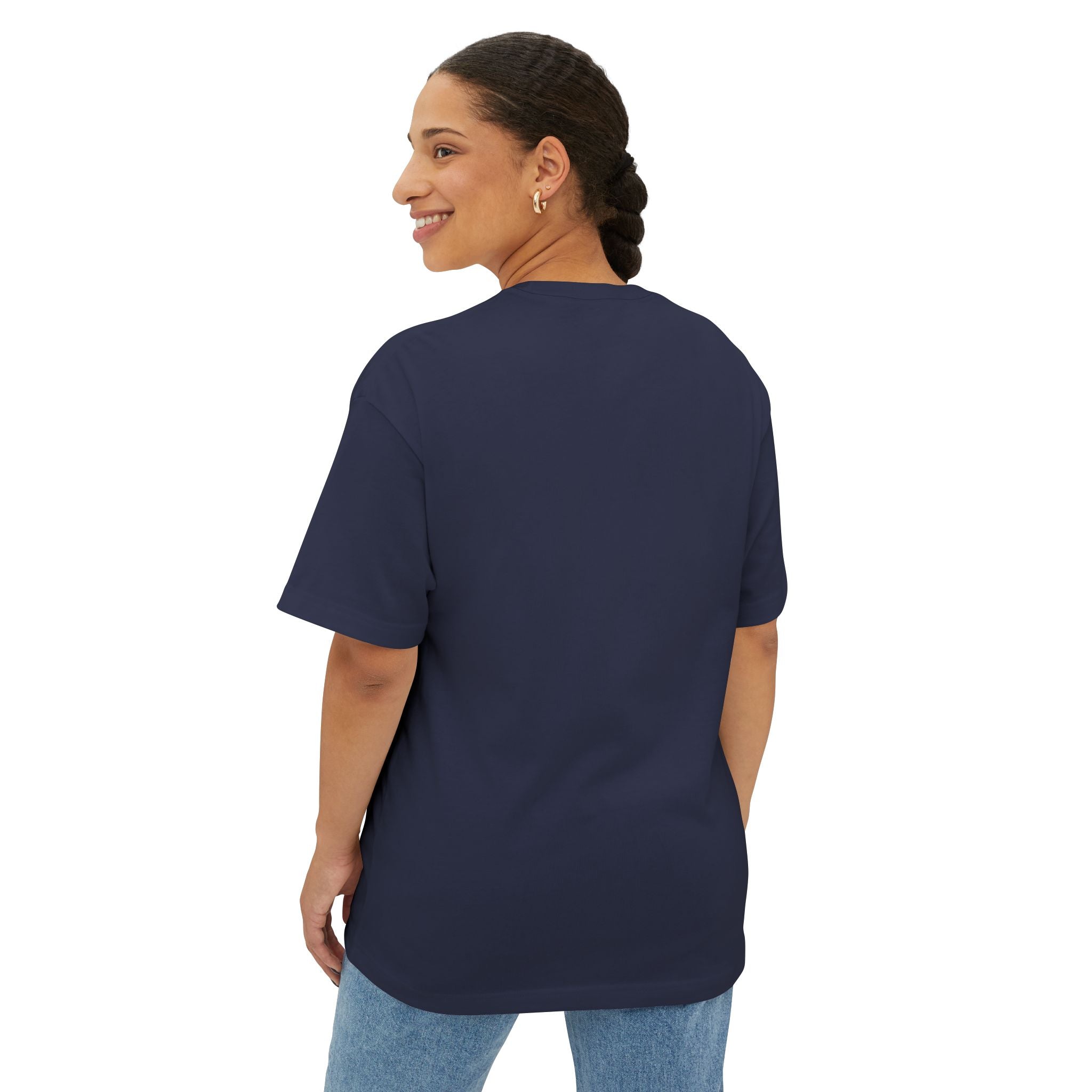 Boxy Tee — Minimal Seashell Sunrise Graphic Tee