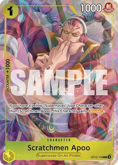 Scratchmen Apoo (Premium Card Collection -Best Selection Vol. 6-) #OP10-108 - One Piece Promotion Cards