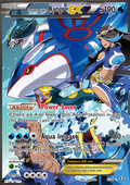 Pokémon — Team Aqua's Kyogre-EX — Double Crisis (UR)