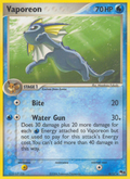 Pokémon — Vaporeon — POP Series 3 (Rare)