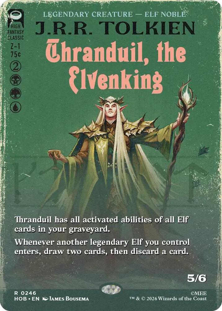 Thranduil, the Elvenking (Borderless) #246 - The Hobbit
