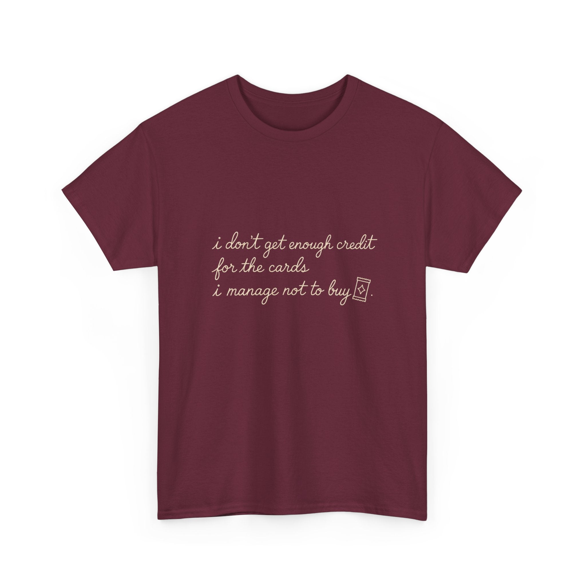 White Tee with Subtle Script Quote – Minimalist Inspirational T-Shirt