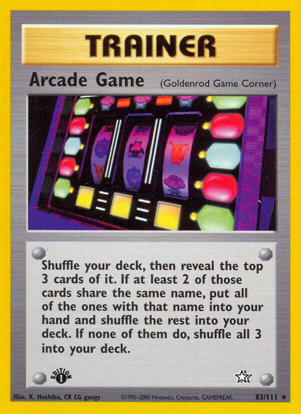 Arcade Game (Goldenrod Game Corner) #083/111 - Neo Genesis - Near Mint