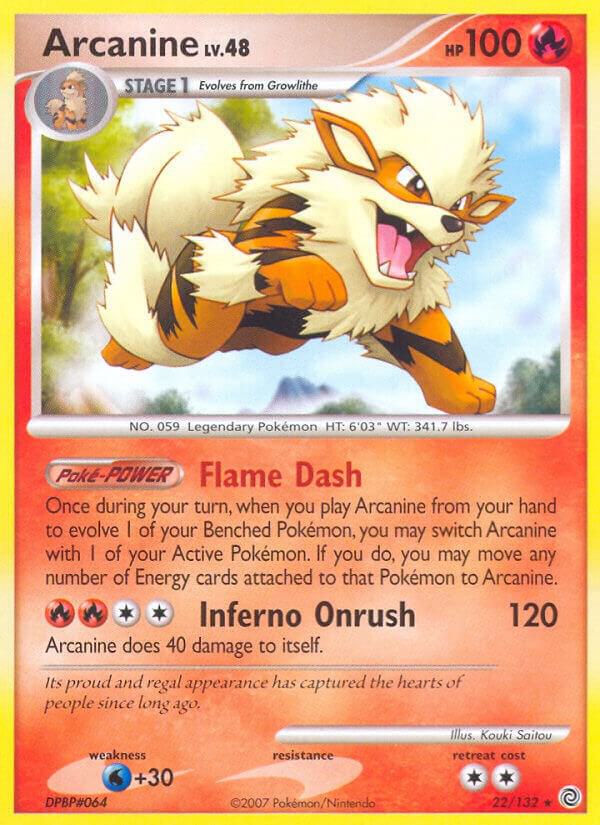 Arcanine #22/132 - Secret Wonders - Near Mint