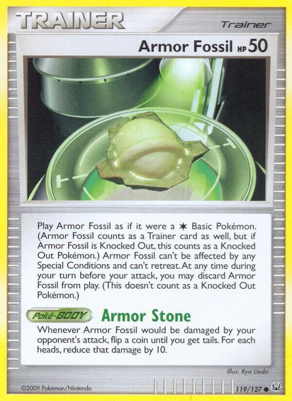 Armor Fossil #119/127 - Platinum