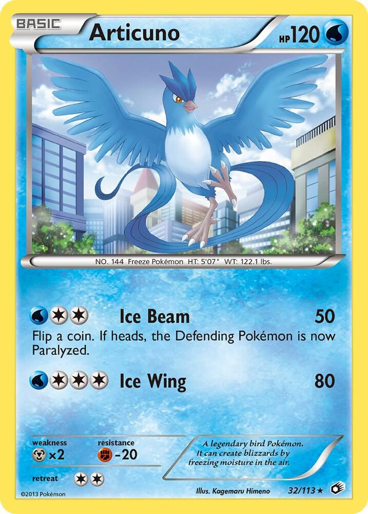 Articuno #32/113 - Legendary Treasures