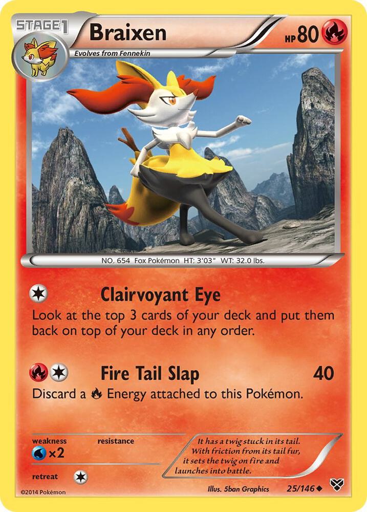 Braixen #25/146 - XY Base Set