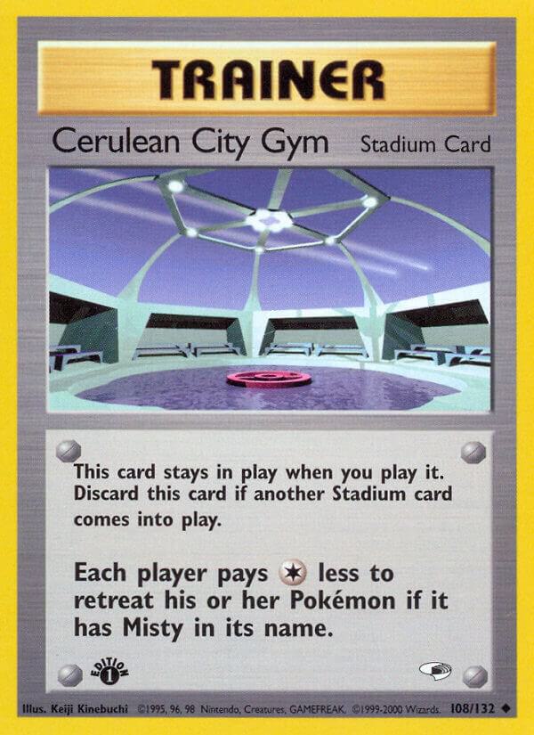 Cerulean City Gym #108/132 - Gym Heroes - Near Mint
