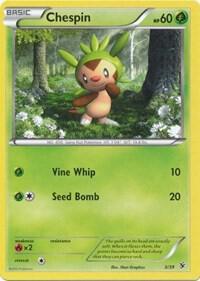 Chespin #3/39 - Kalos Starter Set - Near Mint