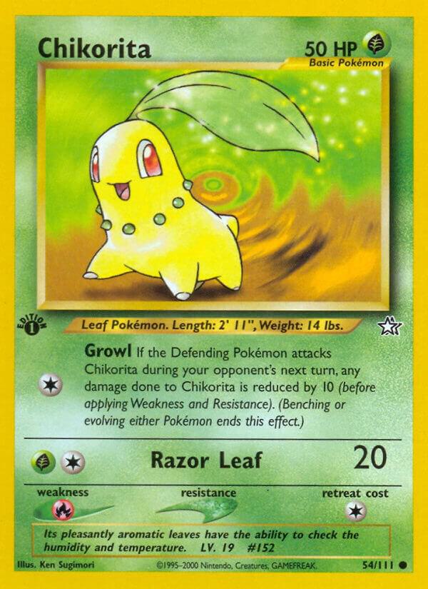 Chikorita (54) #054/111 - Neo Genesis - Near Mint