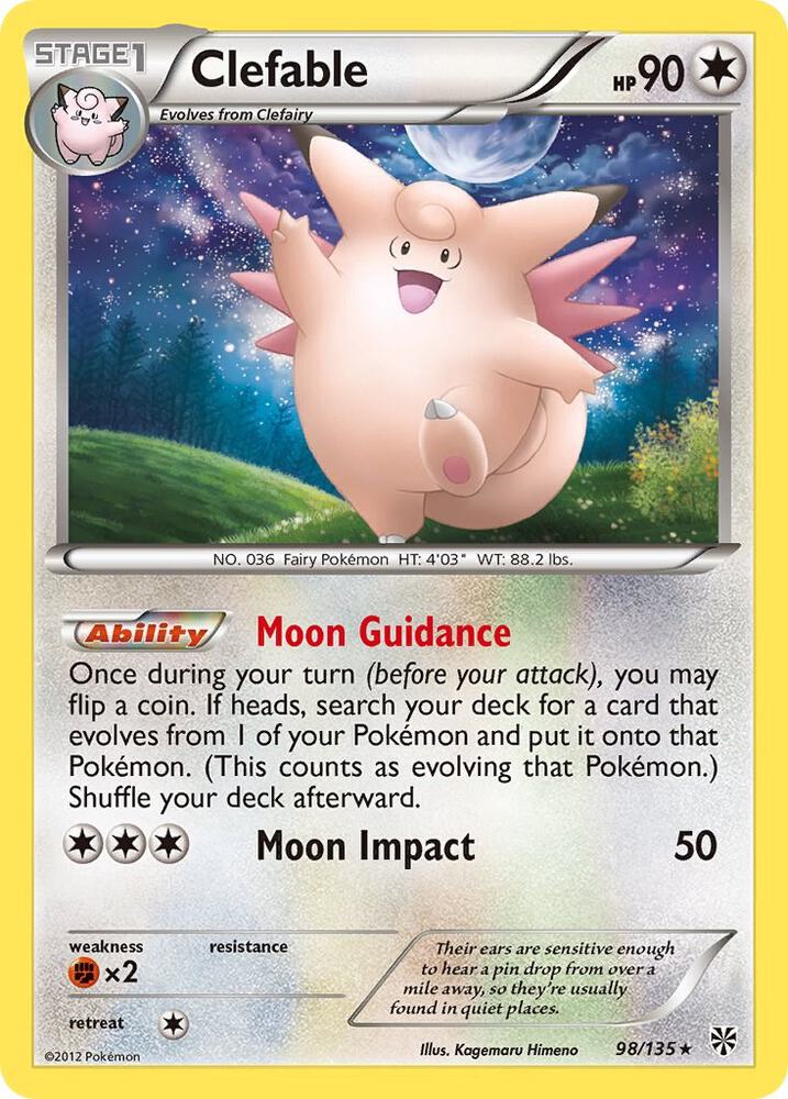 Clefable #98/135 - Plasma Storm