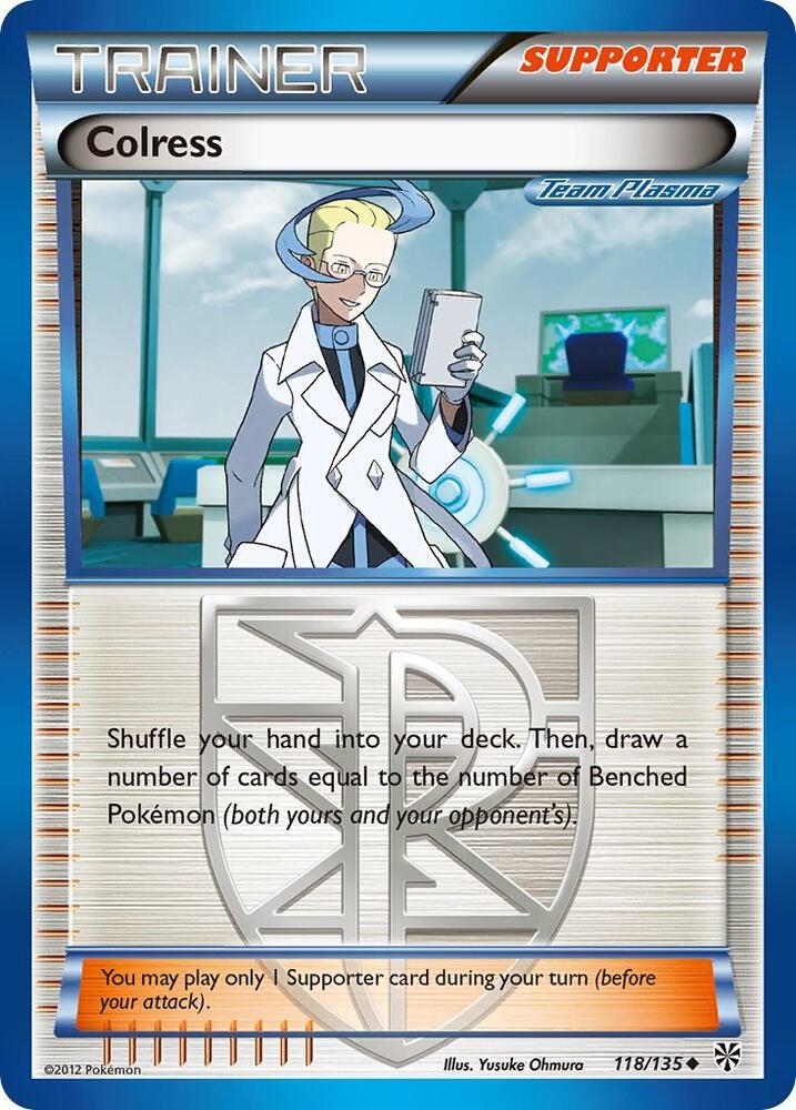 Colress (Team Plasma) #118/135 - Plasma Storm - Near Mint