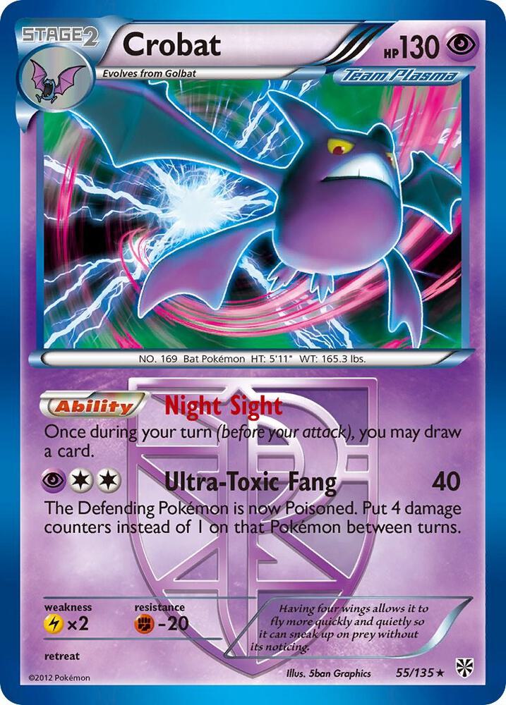 Crobat (Team Plasma) #55/135 - Plasma Storm