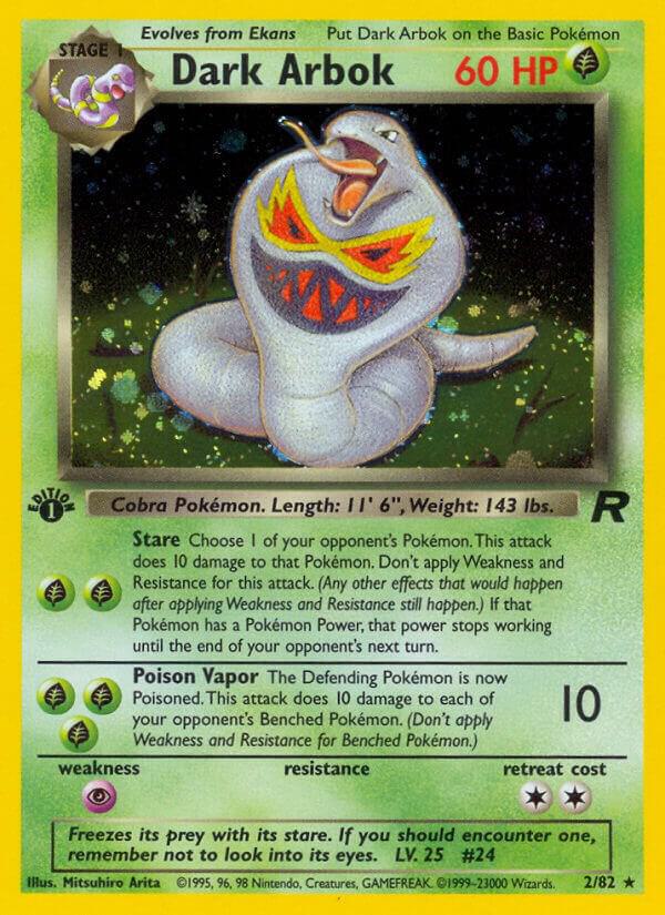 Arbok (2) #02/82 - Team Rocket - Lightly Played