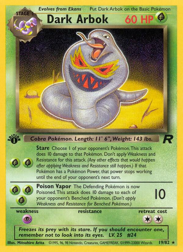 Dark Arbok (19) #19/82 - Team Rocket