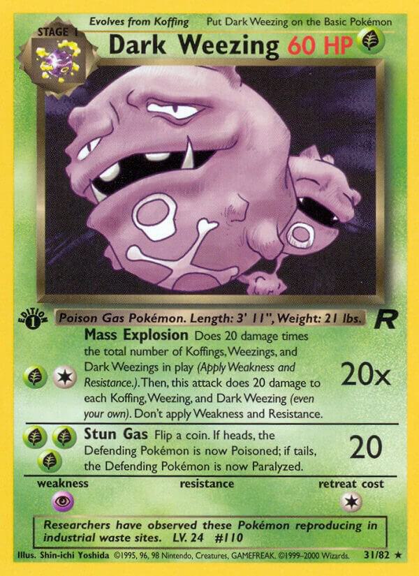 Dark Weezing (31) #31/82 - Team Rocket