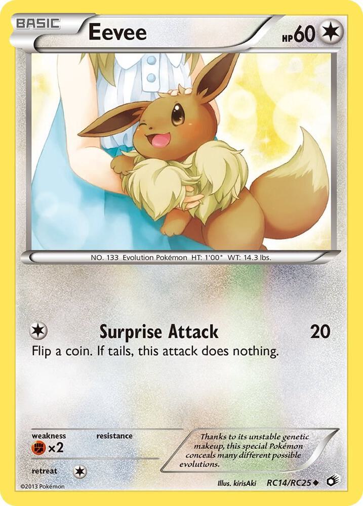 Eevee #RC14/RC25 - Legendary Treasures: Radiant Collection