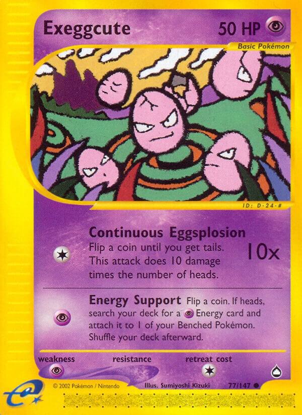 Exeggcute (77) #077/147 - Aquapolis