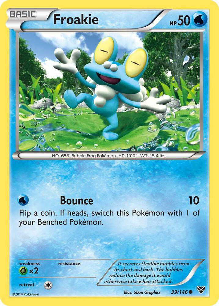 Froakie #39/146 - XY Base Set - Lightly Played