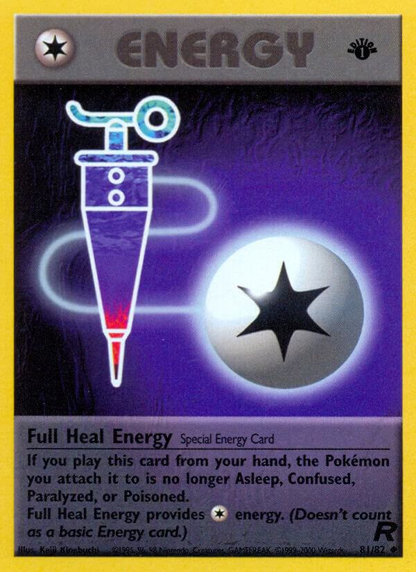 Full Heal Energy #81/82 - Team Rocket - Near Mint