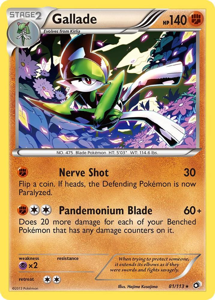 Gallade #81/113 - Legendary Treasures