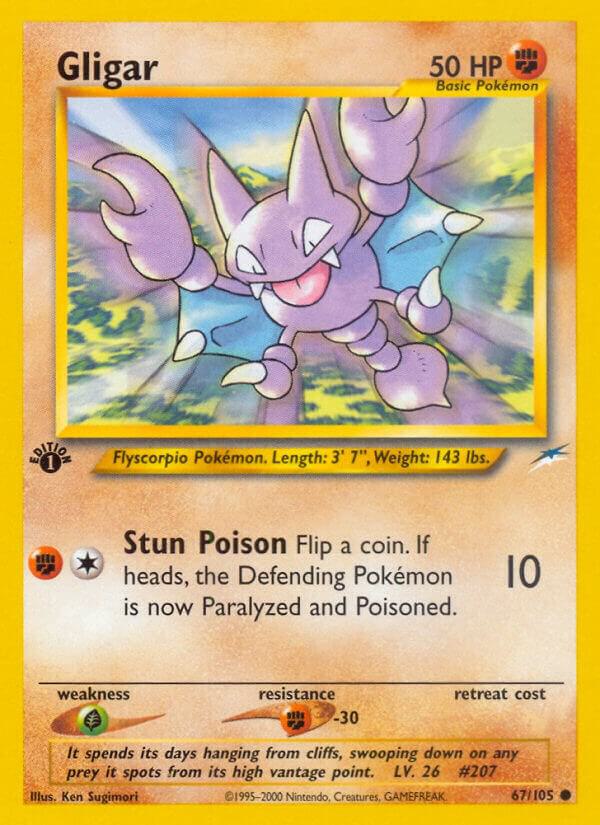 Gligar #067/105 - Neo Destiny - Near Mint