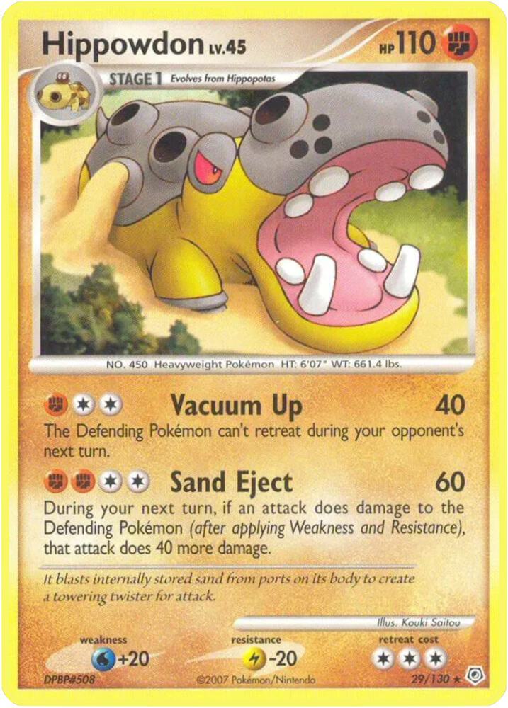 Hippowdon #29/130 - Diamond and Pearl