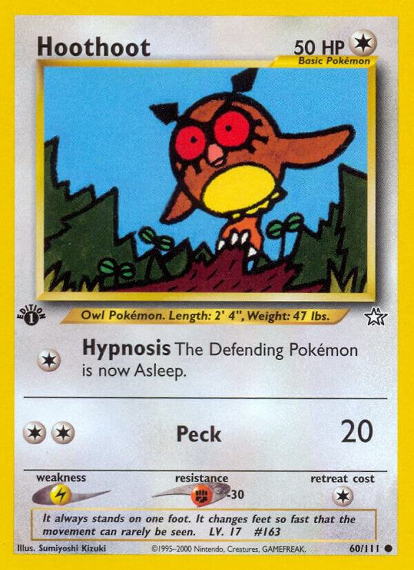 Hoothoot #060/111 - Neo Genesis - Near Mint