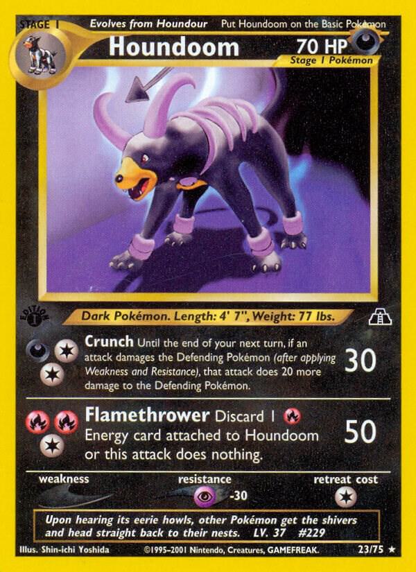 Houndoom (23) #23/75 - Neo Discovery