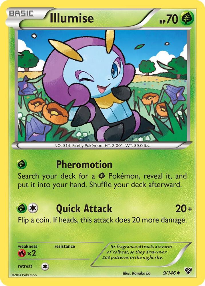 Illumise #9/146 - XY Base Set