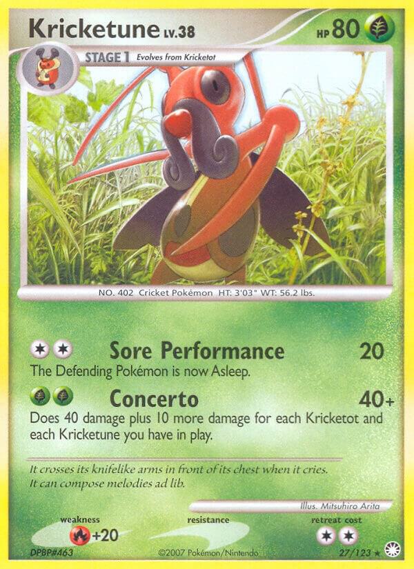 Kricketune #27/123 - Mysterious Treasures - Near Mint
