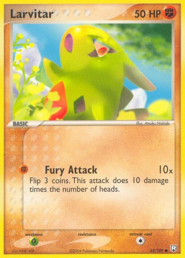 Larvitar - 062/109 #62/109 - Team Rocket Returns - Near Mint