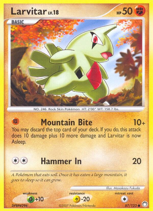 Larvitar #87/123 - Mysterious Treasures