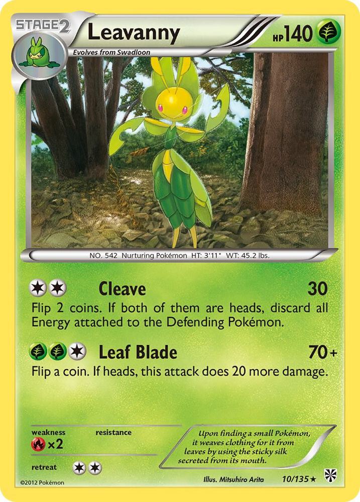 Leavanny #10/135 - Plasma Storm