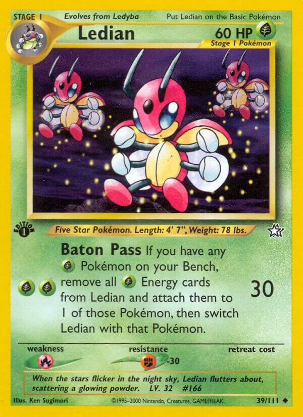 Ledian #039/111 - Neo Genesis - Near Mint