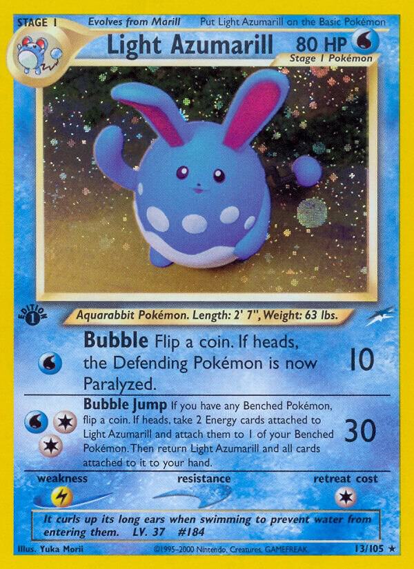 Light Azumarill #013/105 - Neo Destiny