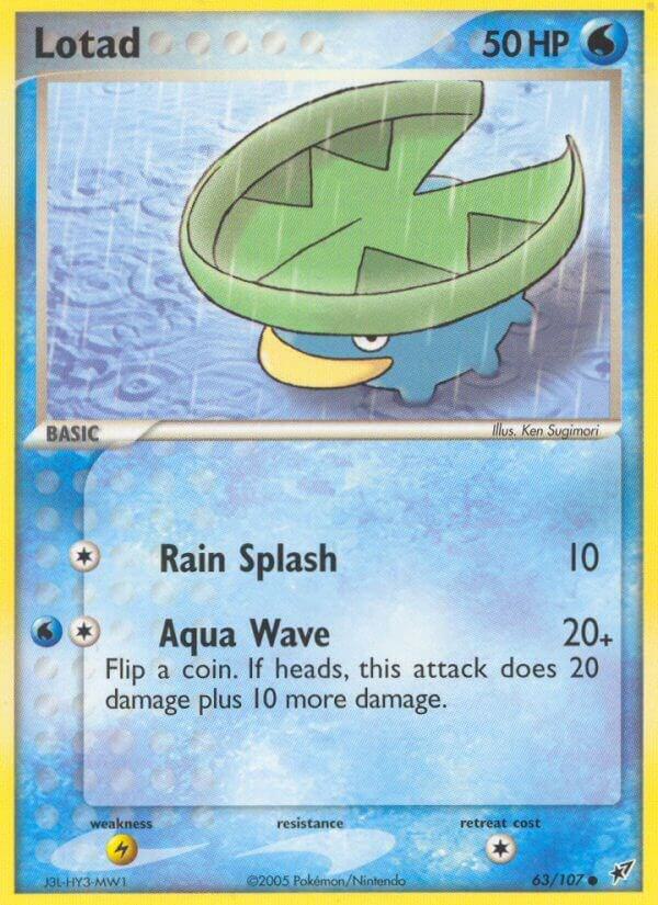 Lotad - 063/107 #63/107 - Deoxys - Near Mint